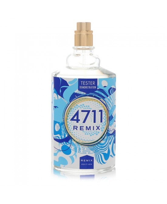 4711 Remix Sparkling Island by 4711 Eau De Cologne Spray (Unisex Tester) 3.4 oz (Men)
