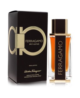 Salvatore Ferragamo Spicy Leather by Salvatore Ferragamo Eau De Parfum Spray 3.4 oz (Men) Salvatore Ferragamo Spicy Leather by Salvatore Ferragamo Eau De Parfum Spray 3.4 oz (Men)