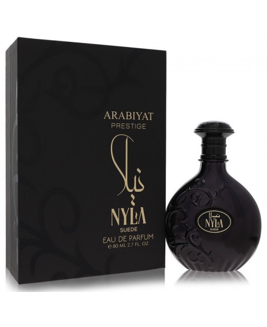Arabiyat Prestige Nyla Suede by Arabiyat Prestige Eau De Parfum Spray (Unisex) 2.7 oz (Men)
