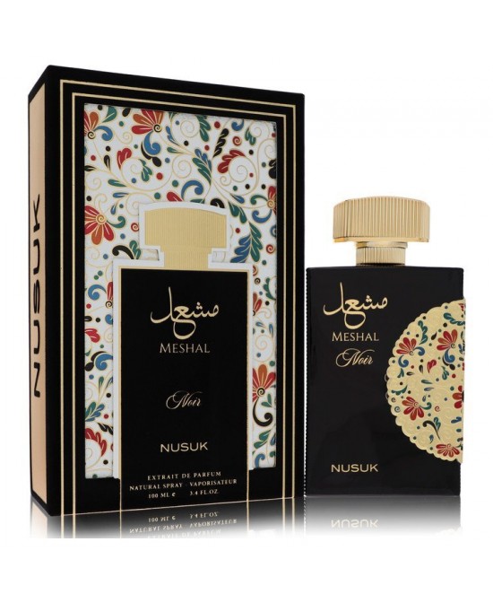 Nusuk Meshal Noir by Nusuk Extrait De Parfum Spray (Unisex) 3.4 oz (Men)