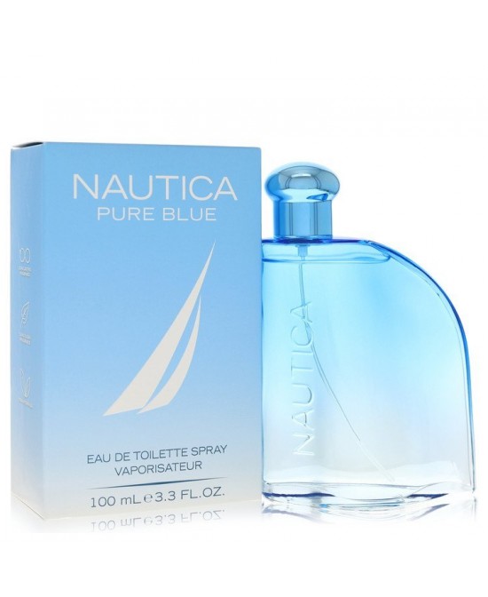 Nautica Pure Blue by Nautica Eau De Toilette Spray 3.3 oz (Men)