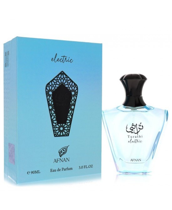 Afnan Turathi Electric by Afnan Eau De Parfum Spray (Unisex) 3.0 oz (Men)