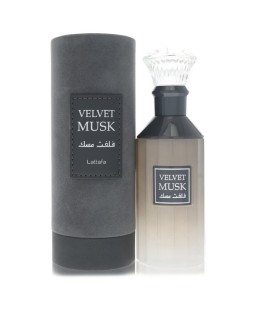 Lattafa Velvet Musk by Lattafa Eau De Parfum Spray (Unisex) 3.4 oz (Men)