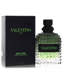 Valentino Uomo Born In Roma Green Stravaganza by Valentino Eau De Toilette Spray 3.4 oz (Men)