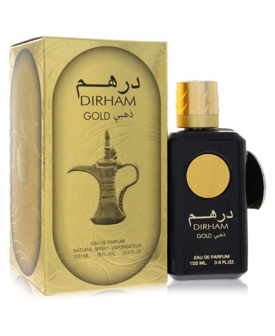 Ard Al Zaafaran Dirham Gold by Al Zaafaran Eau De Parfum Spray (Unisex) 3.4 oz (Men)