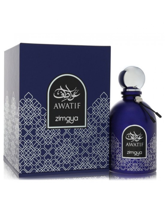 Afnan Zimaya Awatif Blue by Afnan Eau De Parfum Spray 3.4 oz (Men)