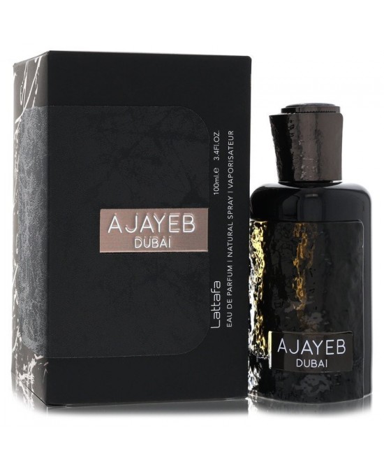 Lattafa Ajayeb Dubai by Lattafa Eau De Parfum Spray (Unisex) 3.4 oz (Men)