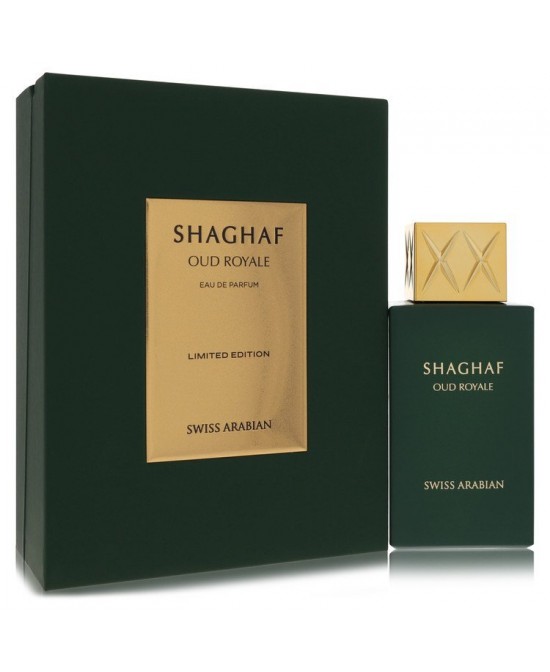 Swiss Arabian Shaghaf Oud Royale by Swiss Arabian Eau De Parfum Spray (Unisex) Limited Edition 2.5 oz (Men)
