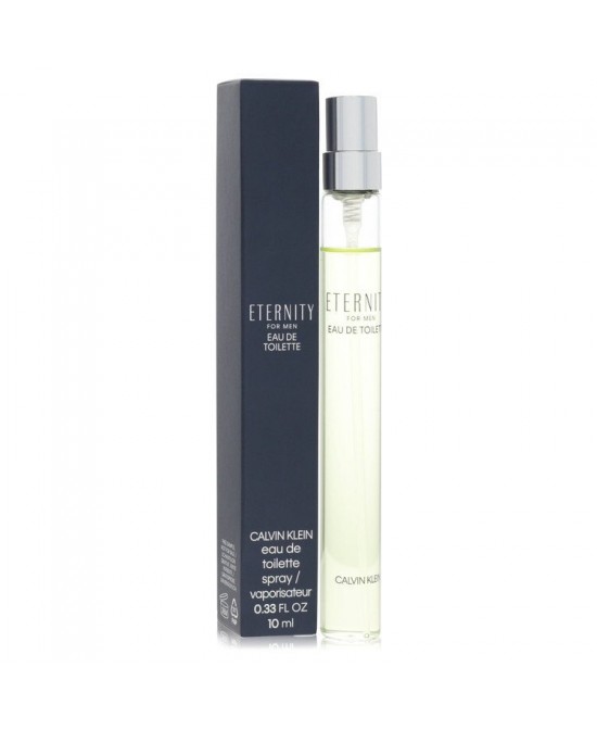 Eternity by Calvin Klein Mini EDT Spray .33 oz (Men)