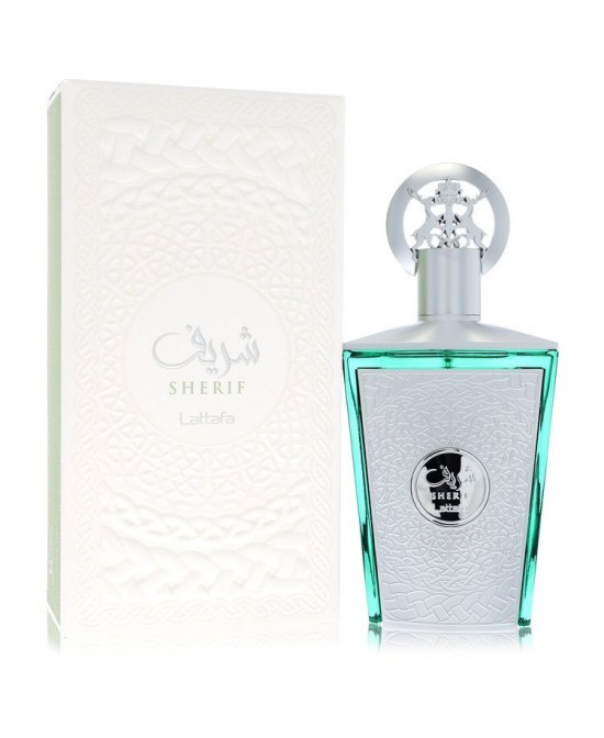 Lattafa Sherif by Lattafa Eau De Parfum Spray (Unisex) 3.4 oz (Men)