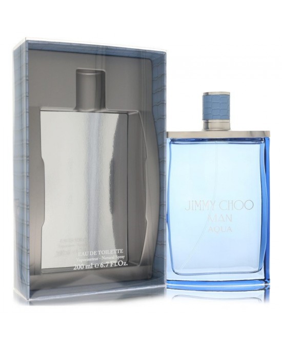 Jimmy Choo Man Aqua by Jimmy Choo Eau De Toilette Spray 6.7 oz (Men)