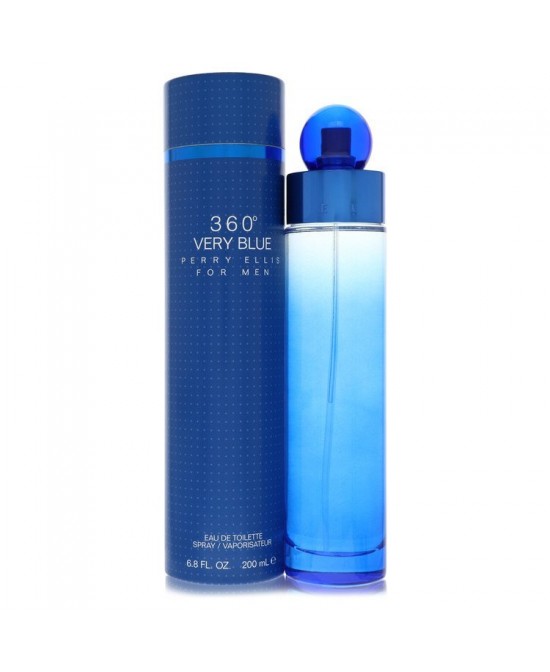 Perry Ellis 360 Very Blue by Perry Ellis Eau De Toilette Spray 6.8 oz (Men)