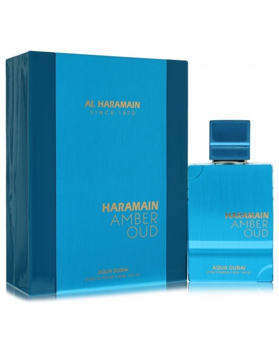 Al Haramain Amber Oud Aqua Dubai by Al Haramain Extrait De Parfum Spray 3.33 oz (Men)