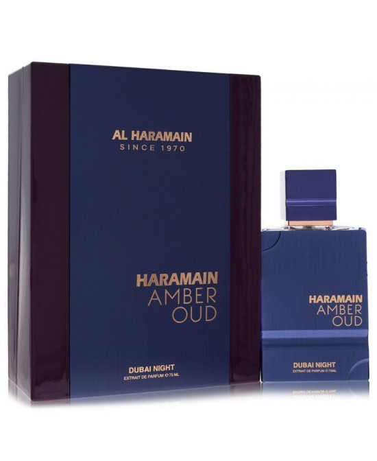 Al Haramain Amber Oud Dubai Night by Al Haramain Extrait De Parfum Spray 2.53 oz (Men)
