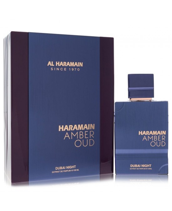 Al Haramain Amber Oud Dubai Night by Al Haramain Extrait De Parfum Spray 3.33 oz (Men) Al Haramain Amber Oud Dubai Night by Al Haramain Extrait De Parfum Spray 3.33 oz (Men)