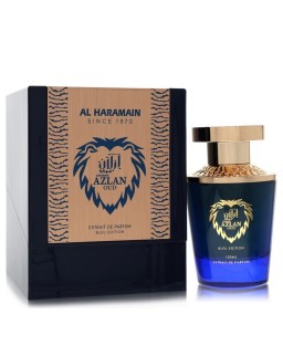Al Haramain Azlan Oud Bleu by Al Haramain Extrait De Parfum Spray 3.33 oz (Men)