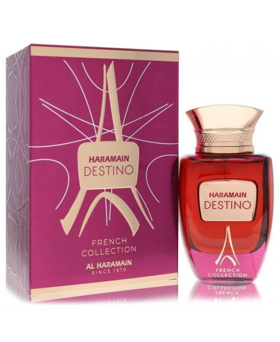 Al Haramain Destino French Collection by Al Haramain Eau De Parfum Spray 3.33 oz (Men) Al Haramain Destino French Collection by Al Haramain Eau De Parfum Spray 3.33 oz (Men)