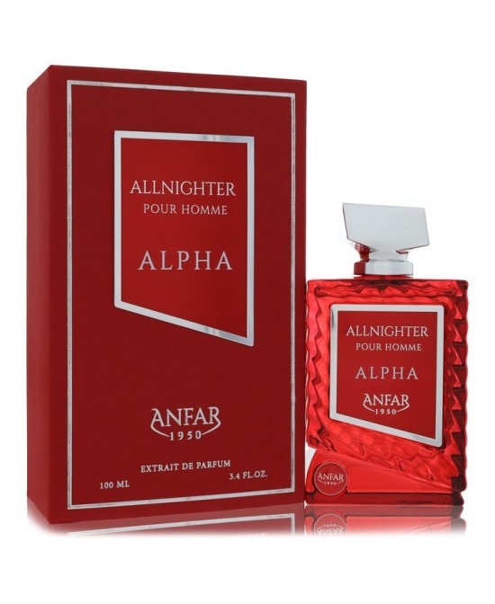 Anfar All Nighter Alpha by Anfar Extrait De Parfum Spray 3.4 oz (Men)