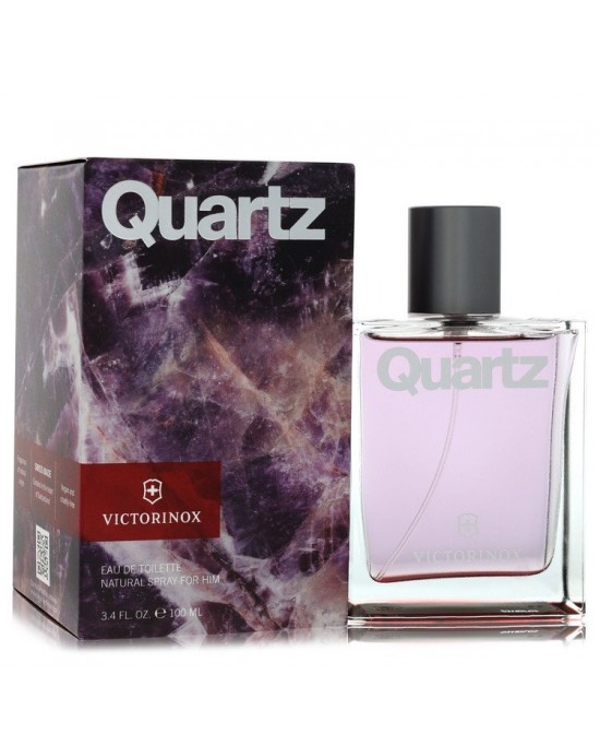 Quartz Victorinox Swiss Army by Victorinox Eau De Toilette Spray 3.4 oz (Men)