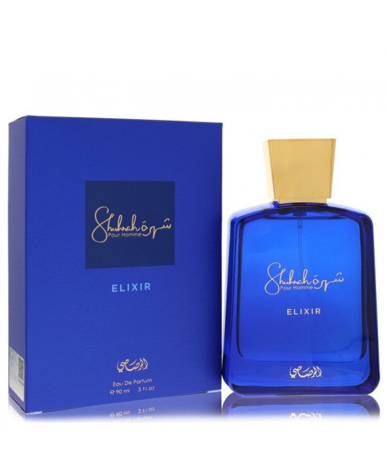 Rasasi Shuhrah Elixir by Rasasi Eau De Parfum Spray 3.0 oz (Men)
