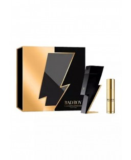 Carolina herrera bad boy 2 pcs set: 3.4 eau de toilette spray + 0.34 eau de toilette spray