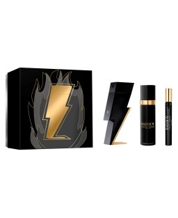 Carolina herrera bad boy 3 pcs set: 3.4 eau de toilette spray + 0.34 eau de toilette spray + 3.4 deodorant spray
