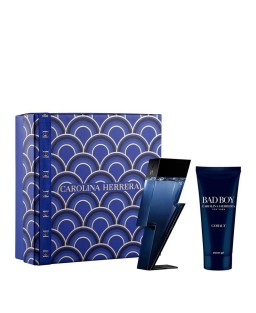 Carolina herrera bad boy cobalt 2 pcs set: 3.4 eau de parfum electrique spray + 3.4 shower gel