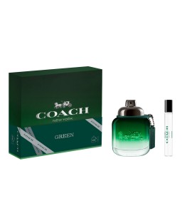 Coach green 2 pcs set for men: 2 oz eau de toilette spray + 0.25 eau de toilette spray