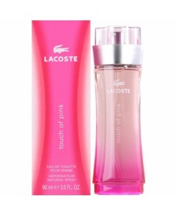Lacoste touch of pink 3 oz eau de toilette spray for women