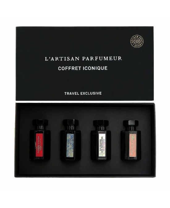 L'artisan parfumeur 4 * 5 ml mini set: passage d'enfer eau de toilette + un air de bretagne eau de parfum + la chasse aux papillions eau de toilette + memoire de roses eau de parfum L'artisan parfumeur 4 * 5 ml mini set: passage d'enfer eau de toilette + un air de bretagne eau de parfum + la chasse aux papillions eau de toilette + memoire de roses eau de parfum