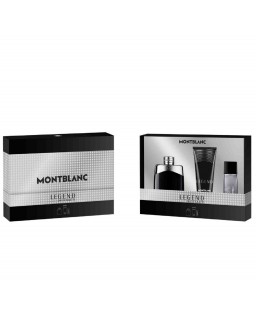 Mont blanc legend 3 pcs set for men: 3.3 eau de toilette spray + 0.5 eau de toilette spray + 3.3 shower gel