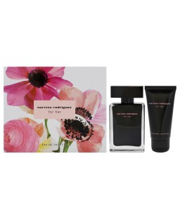 Narciso rodriguez for her 2 pcs set: 1.6 eau de toilette spray + 1.6 body lotion Narciso rodriguez for her 2 pcs set: 1.6 eau de toilette spray + 1.6 body lotion