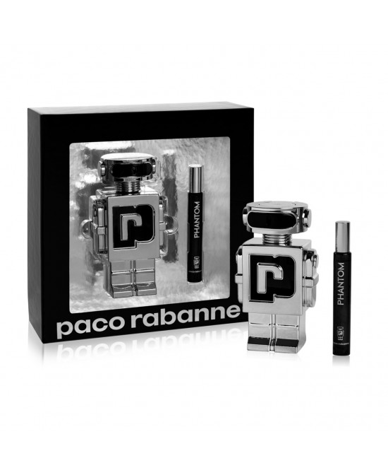 Paco rabanne phantom 2 pcs set for men: 5.1 eau de toilette spray + 0.33 eau de toilette spray