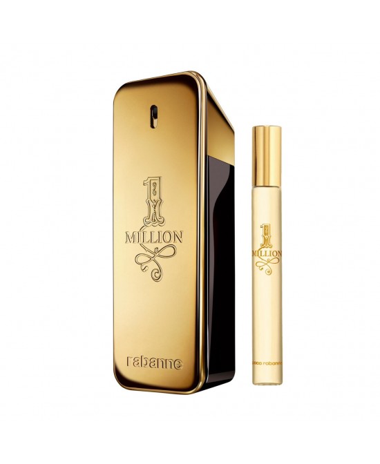 Paco rabanne one million 2 pcs set for men: 6.7 eau de toilette spray + 0.33 oz eau de toilette spray