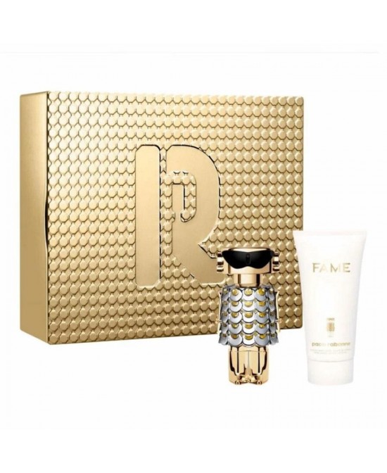 Paco rabanne fame 2 pcs set for women: 1.7 eau de parfum spray + 2.5 body lotion