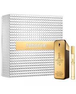 Paco rabanne one million 2 pcs set for men: 3.4 eau de toilette spray + 0.68 eau de toilette spray Paco rabanne one million 2 pcs set for men: 3.4 eau de toilette spray + 0.68 eau de toilette spray