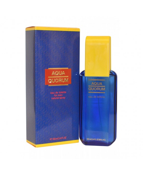 Aqua quorum 3.4 eau de toilette spray for men Aqua quorum 3.4 eau de toilette spray for men