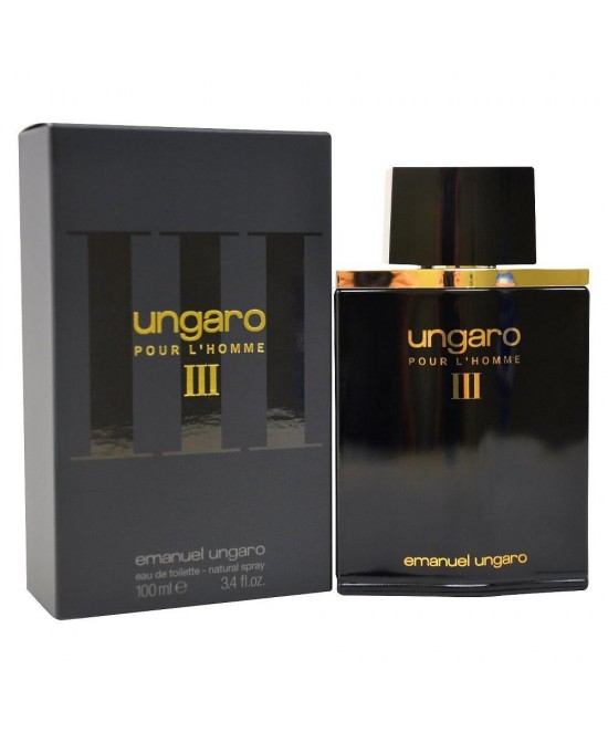Ungaro three 3.4 eau de toilette spray for men