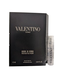 Valentino uomo born in roma rockstud noir 0.04 eau de toilette vial spray for men