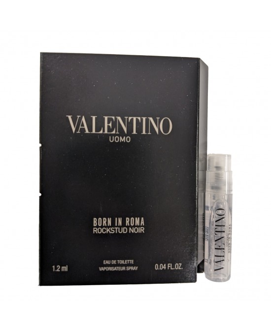 Valentino uomo born in roma rockstud noir 0.04 eau de toilette vial spray for men