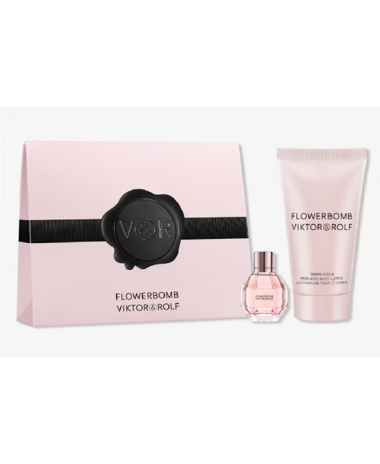 Flowerbomb v&r 2 pcs set for women: 0.24 eau de parfum + 1.7 body lotion Flowerbomb v&r 2 pcs set for women: 0.24 eau de parfum + 1.7 body lotion