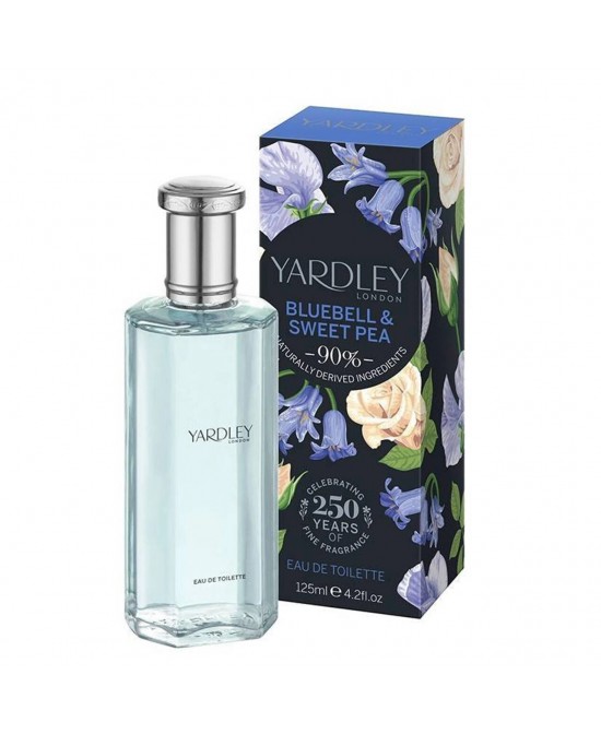 Yardley bluebell & sweet pea 4.2 eau de toilette spray for women